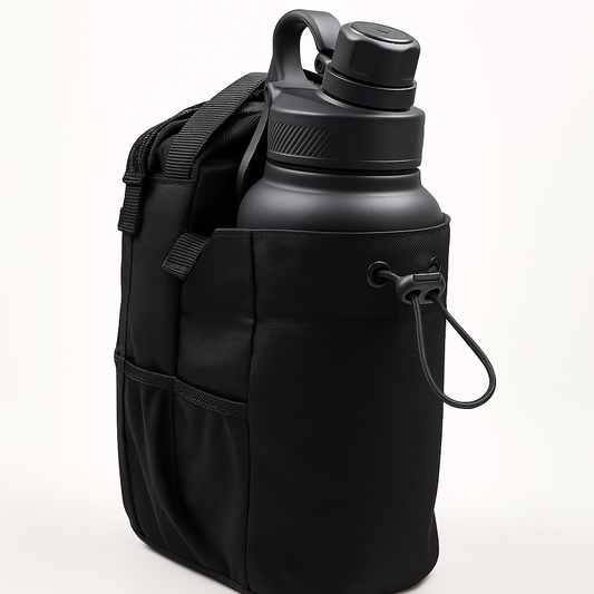 GripFlow™ – Hands-Free Hydration Bag